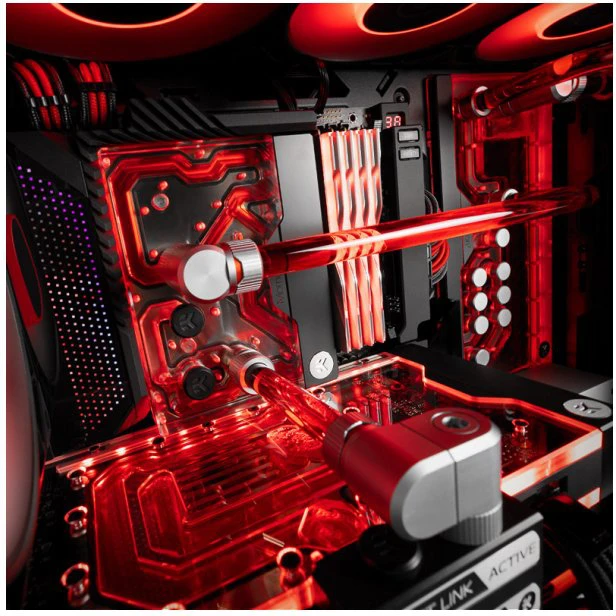 Ek Water Blocks EK Vanduo Blocks EK-Quantum Momentum2 ROG Maximus Z690/Z790 Extreme I/O Cover - juodas