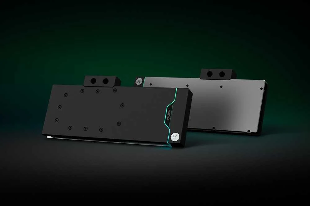 Ek Water Blocks Ek Vanduo Blocks EK Vanduo Blocks EK-Quantum Vector² XC3 RTX 3080/90 Backplate – sidabrinis