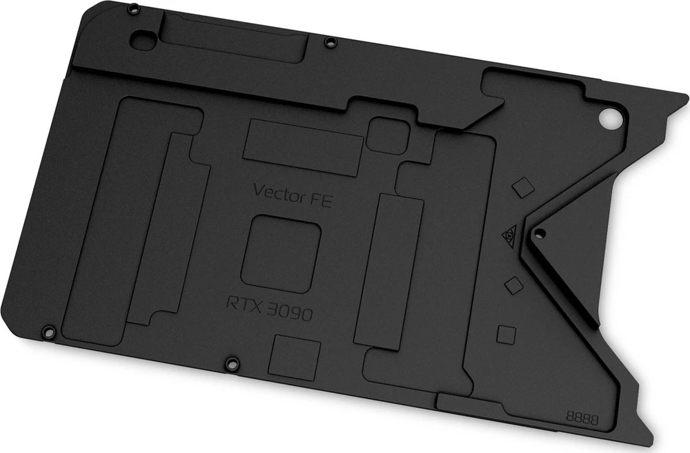Ek Water Blocks Ek Vanduo Blocks EK Vanduo Blocks EK-Quantum Vector FE RTX 3090 Ti Backplate – juodas