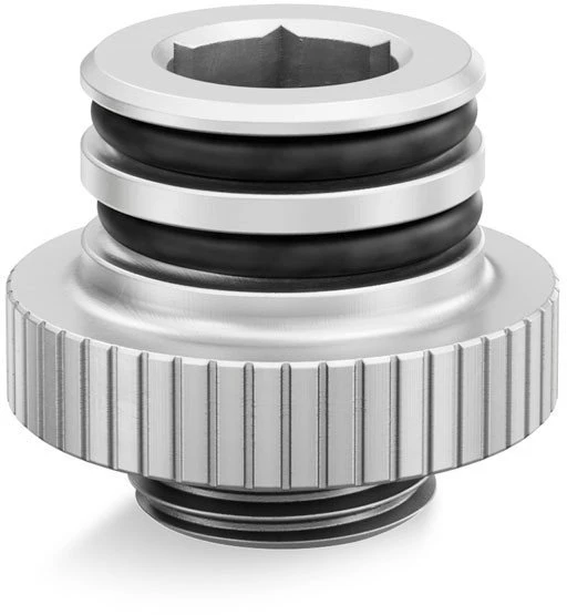 EK-Quantum Torque adapteris su grioveliais, satininis titanas