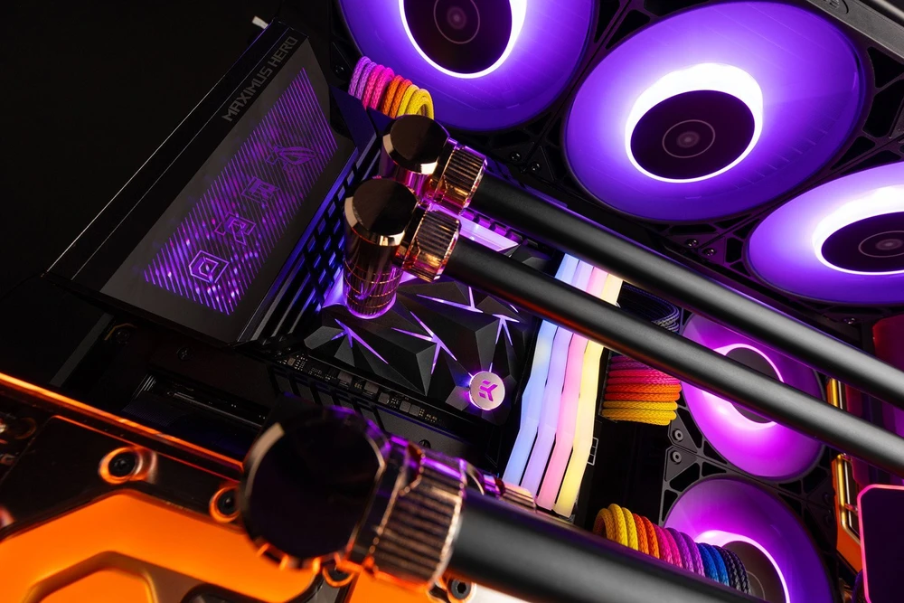 Ek Water Blocks Ek Vanduo Blocks EK Vanduo Blocks EK-Quantum Velocity² Edge D-RGB – 1700 Juodas Special Edition