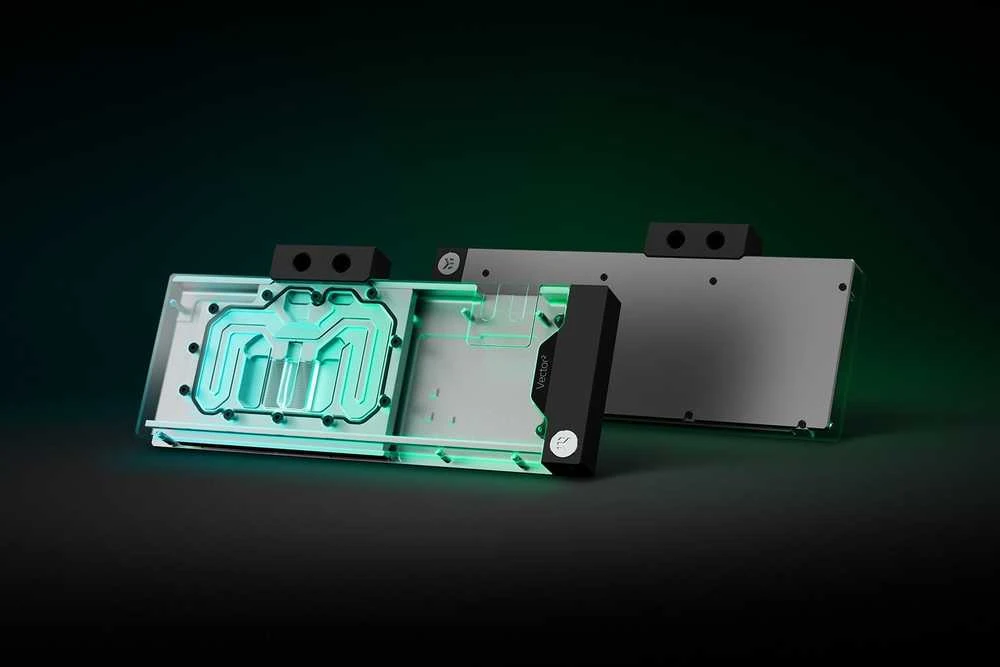 Ek Water Blocks Ek Vanduo Blocks EK Vanduo Blocks EK-Quantum Vector² XC3 RTX 3080/90 Backplate – sidabrinis