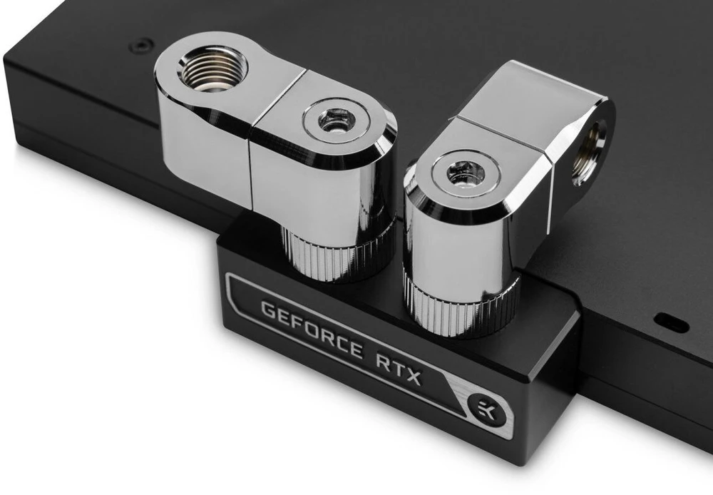 Ek Water Blocks EK Vanduo Blocks EK-Quantum Torque G1/4 col. doppel Verlängerungs Offset MF 28 - nickel