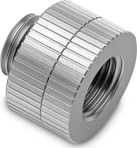 Ek Water Blocks „Ek Vanduo Blocks EK Vanduo Blocks EK-Quantum Torque G1/4“ colio prailginimo tiesus jungiamasis elementas, išorinis, 14 colių – pasukamas, matinio titano spalvos
