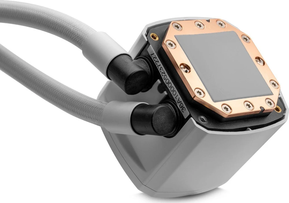 Ek Water Blocks „Ek Vanduo Blocks“ EK Vanduo Blocks EK-Nucleus AIO CR360 Lux D-RGB universalus skysčio aušintuvas – 360 mm, baltos spalvos