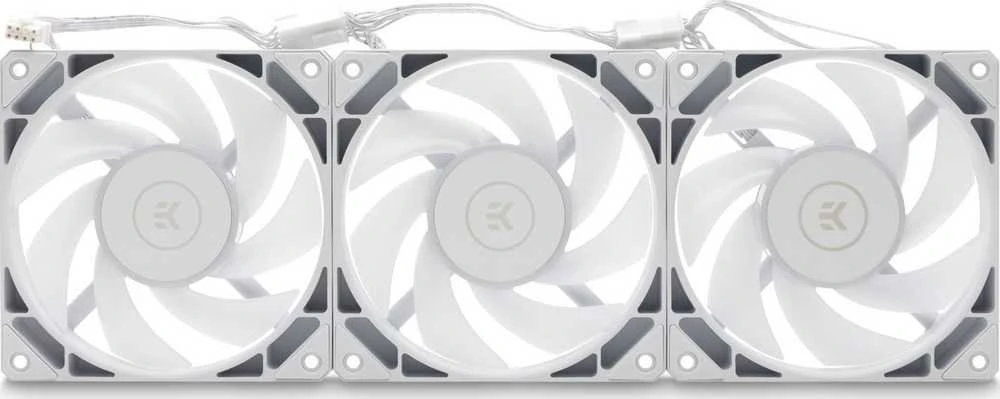 Ek Water Blocks „Ek Vanduo Blocks“ EK Vanduo Blocks EK-Nucleus AIO CR360 Lux D-RGB universalus skysčio aušintuvas – 360 mm, baltos spalvos