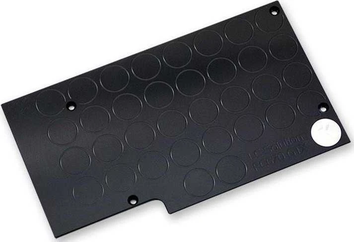 EK-FC670 GTX Backplate CSQ juoda nugarėlė