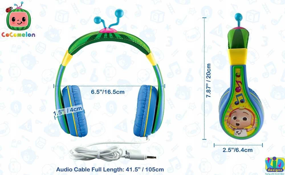 „Ekids“ ausinės, uždedamos ausinės vaikams / vaikams – Cocomelon – Co-140.uexv1