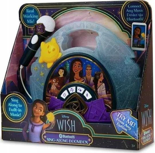 Ekids BoomBox Wish Disney  nešiojama kolonėlė + karaoke mikrofonas