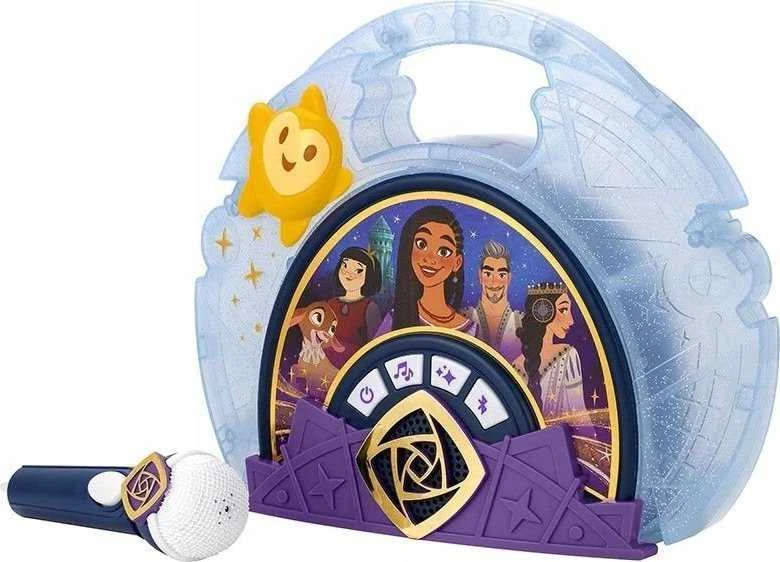 Ekids BoomBox Wish Disney  nešiojama kolonėlė + karaoke mikrofonas