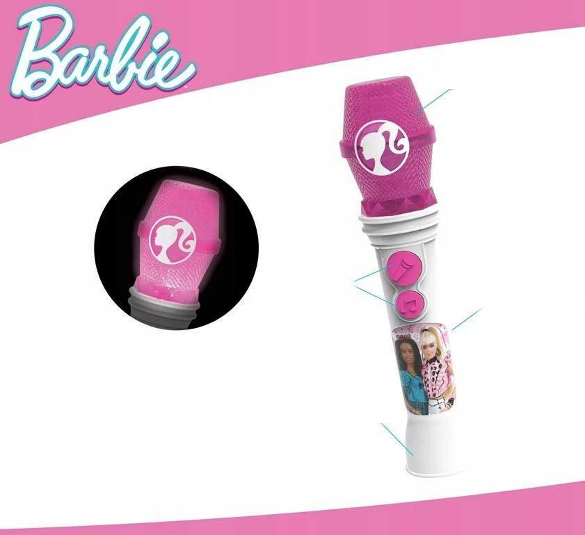 Ekids karaoke mikrofonas vaikams originalus / Barbie / Be-070.11mv22