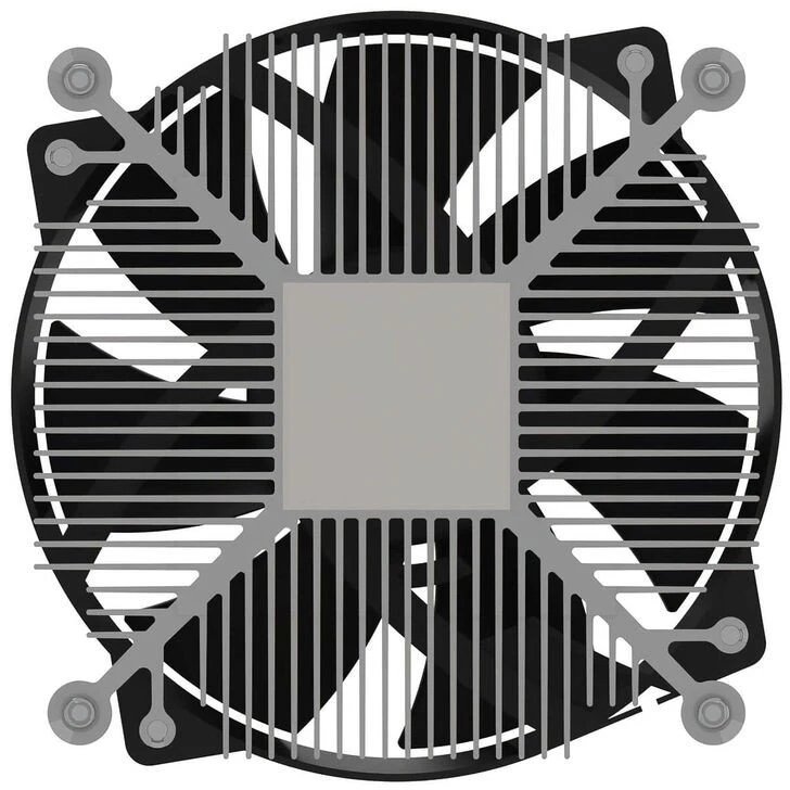 EKL 22226 procesoriaus aušintuvas, Sockel LGA 17XX / 1851, 92 mm PWM – 35 / 65 W TDP