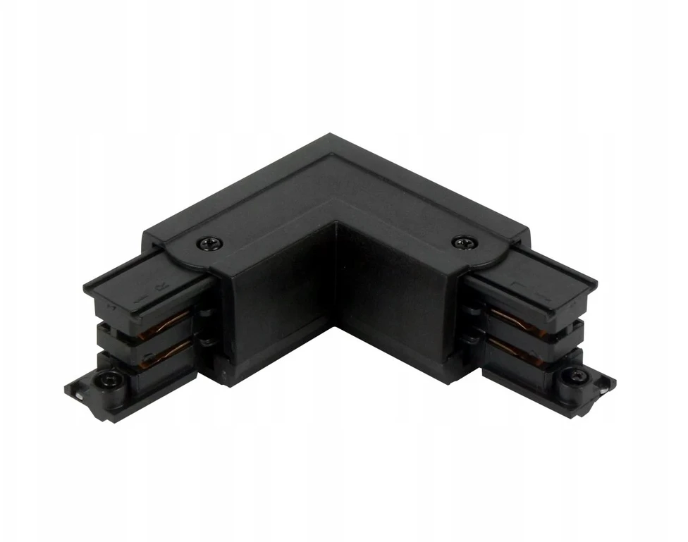 Eko Light Led Line Prime Jungtis L formos 3 fazių bėgeliui LUMICANTO dešinė pusė juoda