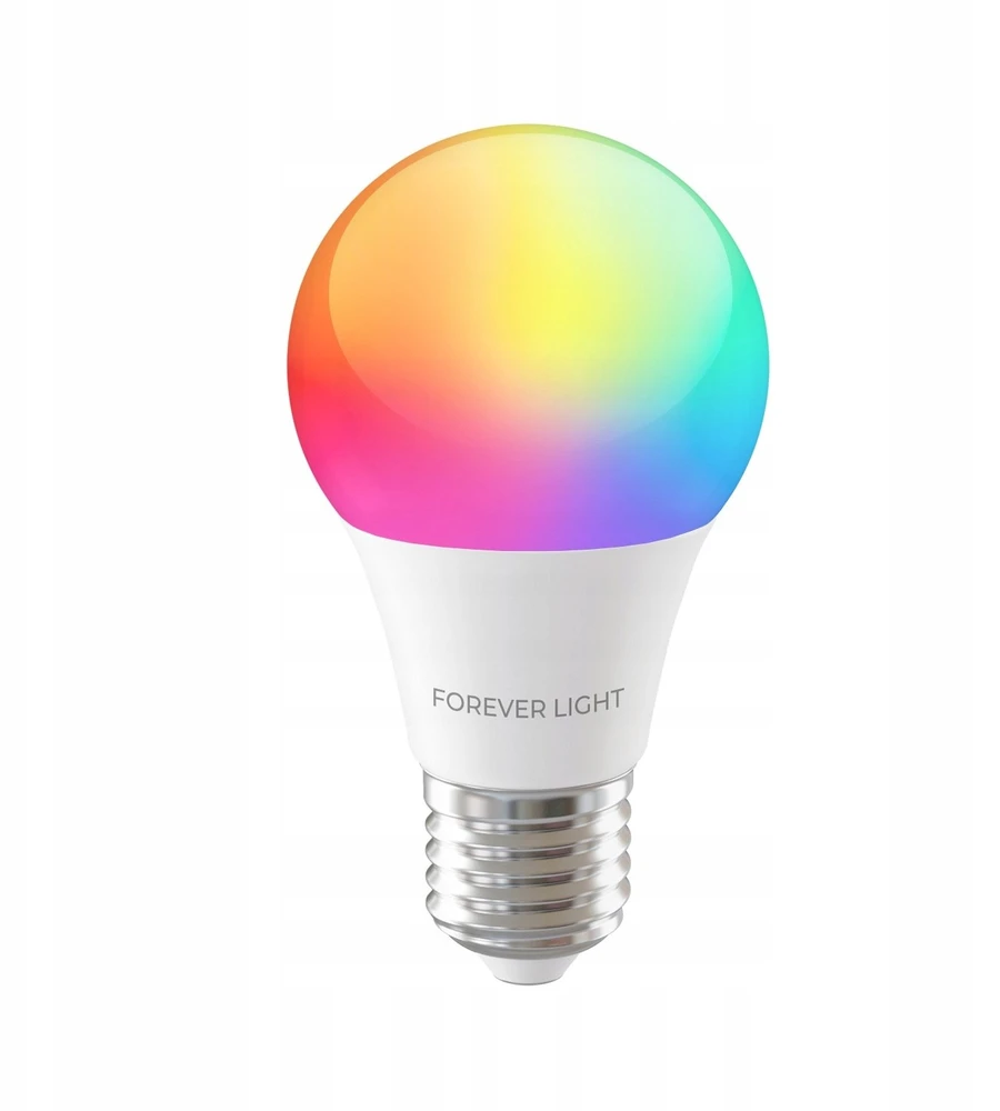 Eko Light Telforceone Forever Light LED Bulb RGB E27 A60 8W 850lm 4000K class F