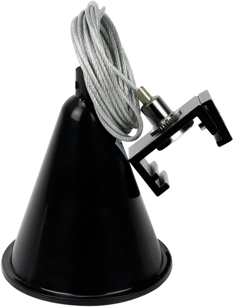 Eko Light Led Line Prime Šviestuvų bėgeliuose LUMICANTO pakabinimo troselio komplektas 1.5m juodas