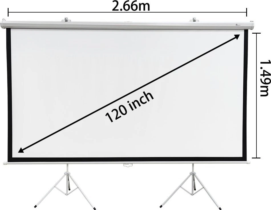 Projektorius Extralink Projektoriaus ekranas 120"