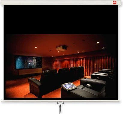 Avtek Video 200 projection area 195x146,5cm 4:3 Matt-Baltas juodi kraštai