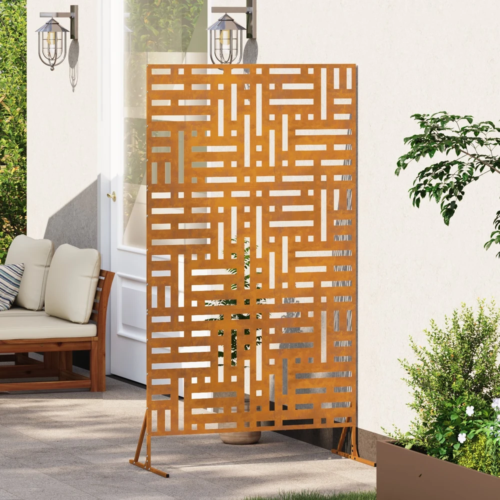 Privatumo žaliuzės 100 x 50 x 180 cm Rūdijanti