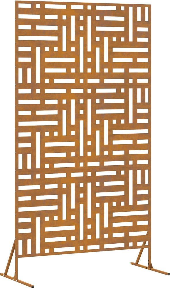 Privatumo žaliuzės 100 x 50 x 180 cm Rūdijanti