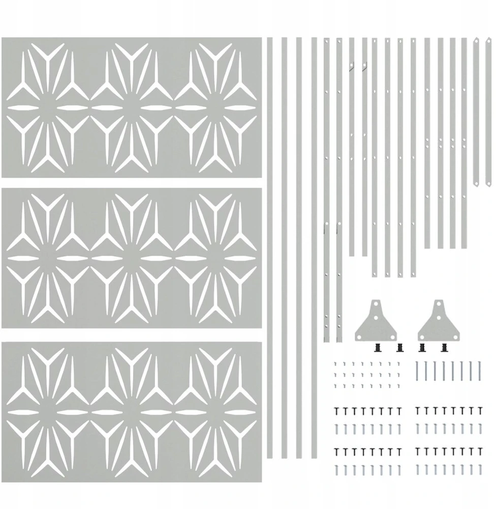 Privatumo žaliuzės 100 x 50 x 180 cm Galvanizuotas plienas