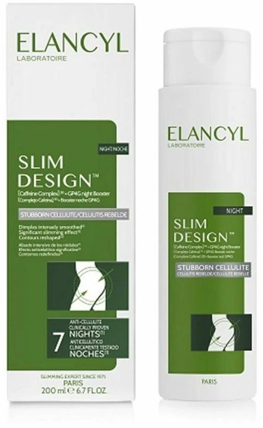 "Elancyl Slim Design" naktinis anticeliulitinis kremas 200ml