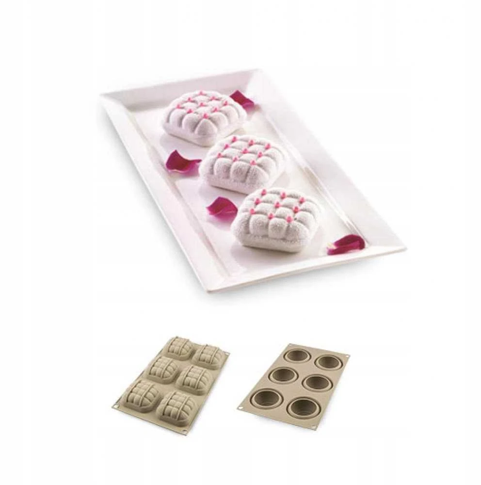 Silikoninė formelė keksiukams Silikomart, Mini Eleganza SF212