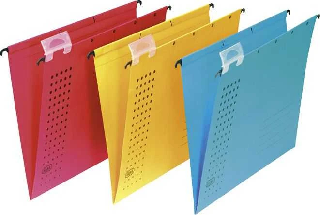 Spalvoti vertikalūs pakabinami aplankai rinkinys