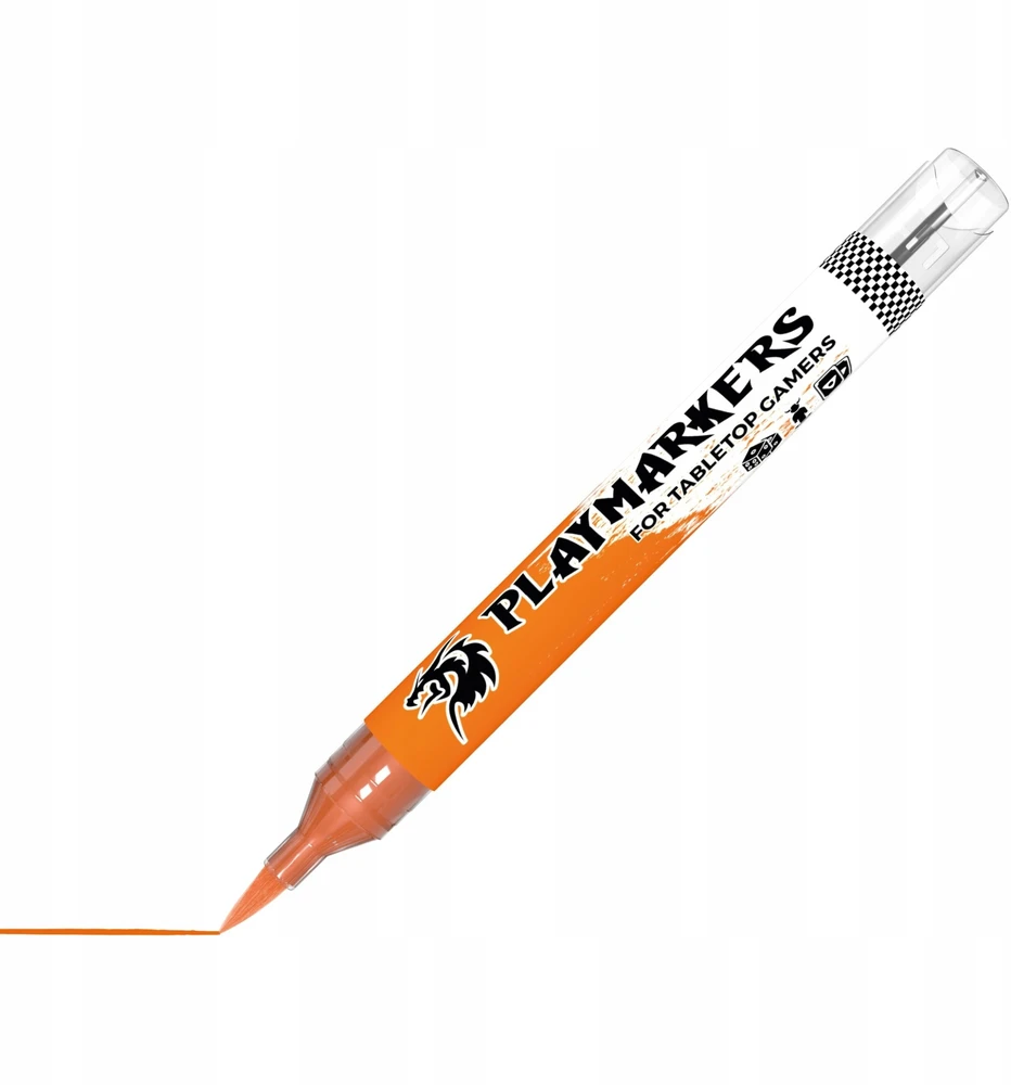 AK Interactive tamsiai oranžinis akrilinis dažų žymeklis PLAYMARKER