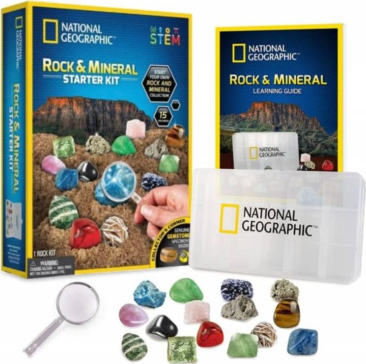 „National Geographic“ uolienų ir mineralų pradinis rinkinys (29-4010)