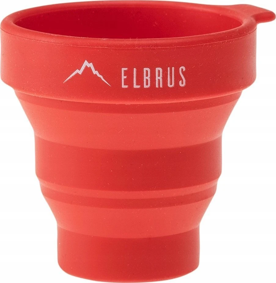 Elbrus POJEMNIK FOLDCUP 130ML Raudonas ONE SIZE