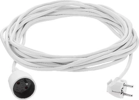 Elcan ilgintuvo laido 1 lizdas be 10 m balto (PM-BW-1G-100)