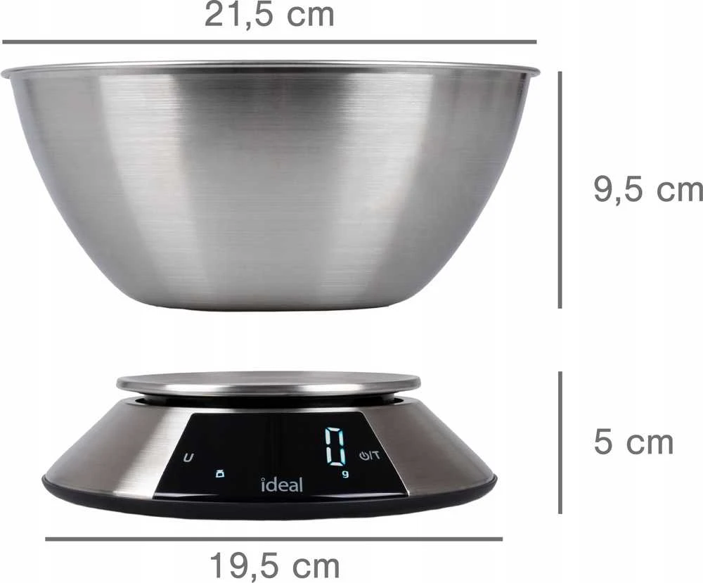 Eldom IDEAL Electronics Svarstyklės Clean