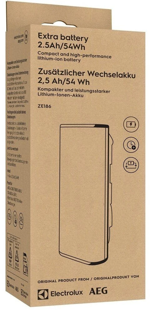 Electrolux AEG ZE186 baterija vertikaliam siurbliui