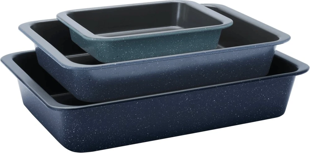 Electrolux E9OOECTS Easy2Clean Rectangular 3-Pan Set