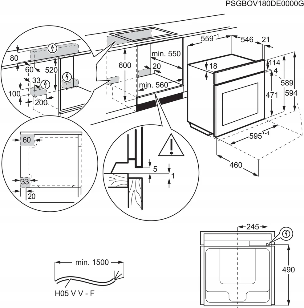Orkaitė Electrolux LOB9S3XZ