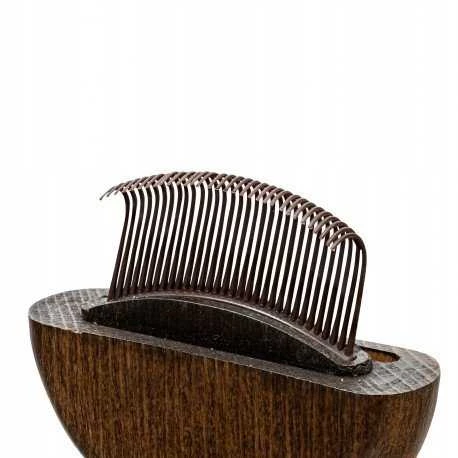 Eleganza Elegancija Išskirtinė šukos 2 viename, apvalios su priešblusiniu šepečiu, buko mediena, plienas, PP plastikas, skersmuo 9,2 cm