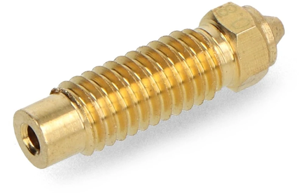 0.8 mm antgalis Elegoo Neptune 4 Plus/4 Max 3D spausdintuvams - 1.75 mm filamentas - žalvaris