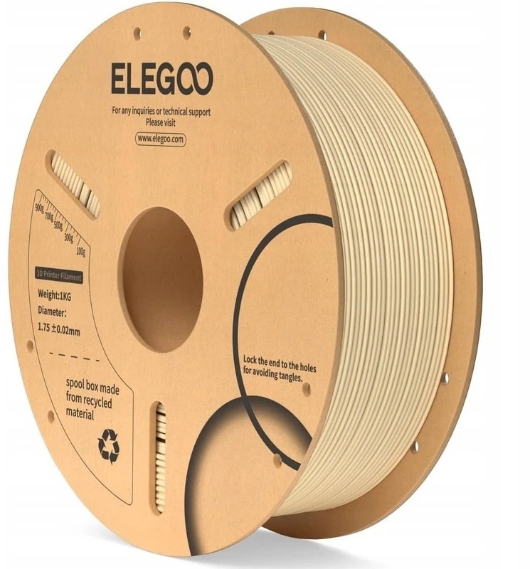 Elegoo PLA 1.75mm 1kg - rusvai gelsvas