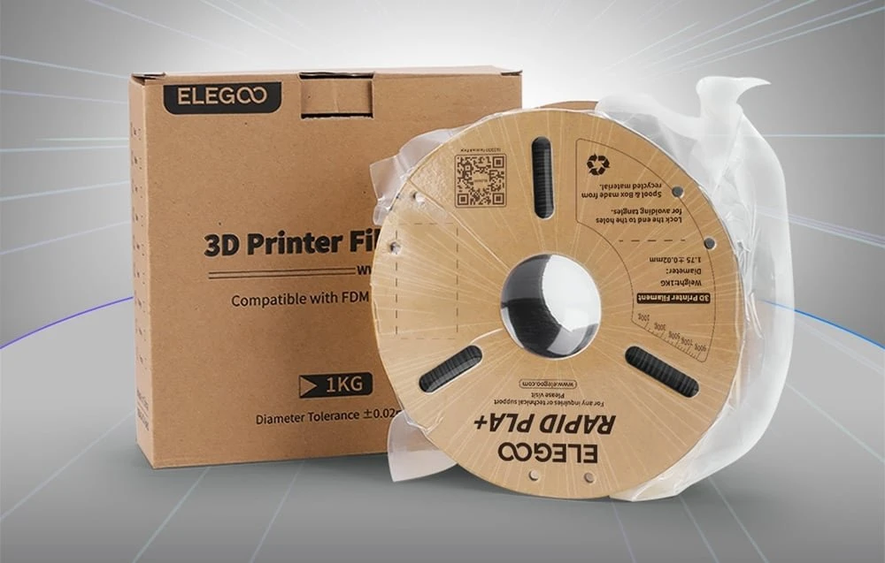 ELEGOO Rapid PLA+ filamentas (rudas)