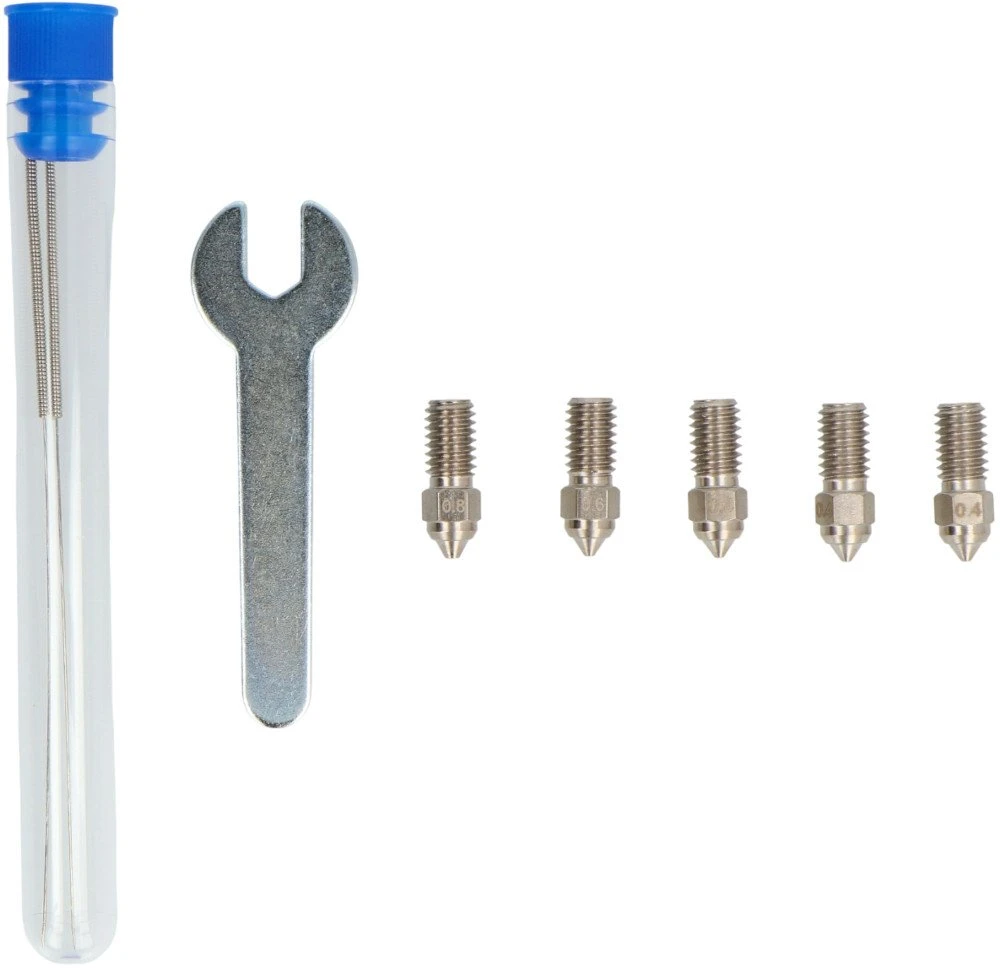 0.4 mm / 0.6 mm / 0.8 mm antgalių rinkinys Elegoo Neptune 4/4 Pro 3D spausdintuvams - grūdinto