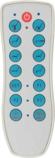 Activeshop Kosmetologinis krėslas AZZURRO 708A ELECTRIC 4 MOTOR Pilkas HEATED
