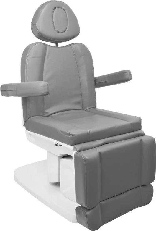 Activeshop Kosmetologinis krėslas AZZURRO 708A ELECTRIC 4 MOTOR Pilkas HEATED