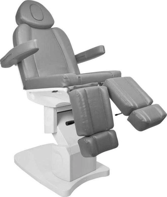 Activeshop Kosmetologinis krėslas AZZURRO 708A PEDI ELECTRIC 3 MOTOR Pilkas