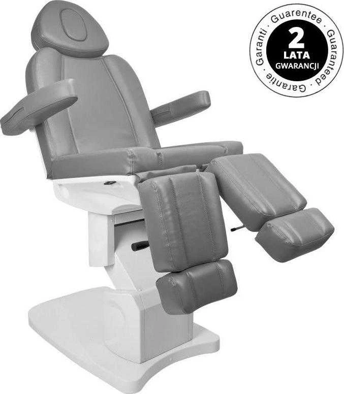 Activeshop Kosmetologinis krėslas AZZURRO 708A PEDI ELECTRIC 3 MOTOR Pilkas