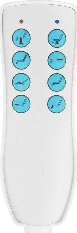 Activeshop Kosmetologinis krėslas AZZURRO 869A ELECTRIC 4 MOTOR Baltas