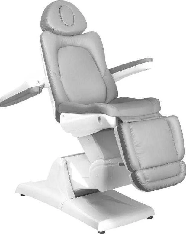 Activeshop Kosmetologinis krėslas AZZURRO 870 ELECTRIC 3 MOTOR Pilkas