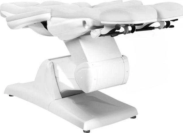 Activeshop Kosmetologinis krėslas AZZURRO 870 PEDI ELECTRIC 3 MOTOR Baltas