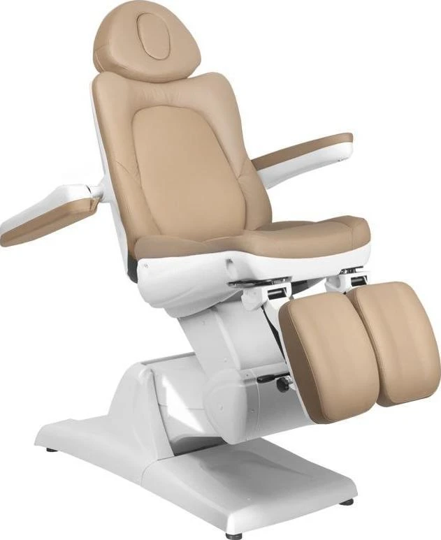 Activeshop Kosmetologinis krėslas AZZURRO 870 PEDI ELECTRIC 3 MOTOR Cappuccino