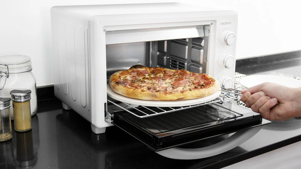 Elektrinė krosnelė Mini piekarnik Cecotec Bake&Toast 2600 Baltas 4Pizza Mini orkaitė