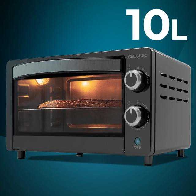 Elektrinė krosnelė Mini orkaitė Cecotec Bake&Toast 1090 juoda